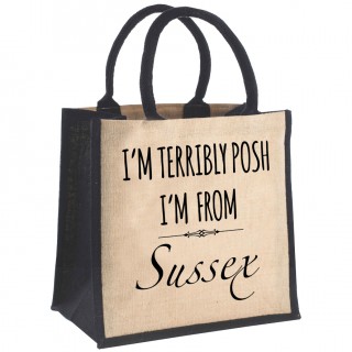 Terribly Posh-Jute Shopper+Tag product image